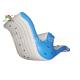 Blue 5 * 2.5m Inflatable Rocker Slide / Water Park Toys For Commercial Rental