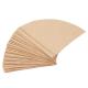 Wood Pulp V Shaped Paper Filters For Single Cup Coffee Makers