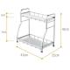 Standing Stainless Steel Spice Rack , Easy Clean Assemble Steel Spice Rack