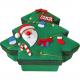 Green Christmas Tree Shape Custom Toy Packaging Boxes Decorative