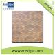 Wood mosaic wall tiles with rhombic shape