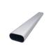 6063 T5 Anodized Round Pipe 0.2 - 3mm Thickness Aluminum Oval Tube