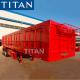 Tri-axle fences trailer 50 tons Side wall semi trailer-TITAN Vehicle