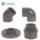 High Thickness DIN Pn16 PVC Pipe Fitting Socket UPVC Elbow Coupling Flange 20mm to 400mm