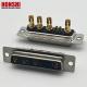 D-SUB 9W4 Female Gold Pin Solder Wire Type Connectors 10A 20A 30A 40A