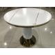 72cm High Nesting Wrought Iron And Marble Coffee Table