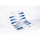 Blue White Triangle color Luxury Transparent Acrylic Lucite Backgammon Sets