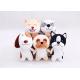 Down Cotton Bulldog Soft Toy / Husky Pillow Bulldog Plush Toy Mascot For Kids