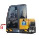 VOLVO Excavator Windscreen Replacement ISO Tempered Glass Window Front Down Position B