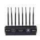 High power 8 frequency 2g, 3G and 4G mobile phones. Wifi wireless signal jammer