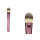 Pink Single Travel Size Stippling Makeup Brush For Powder Foundation