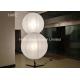 Outdoor Advertising Inflatables Halogen Lighting Standing Tripus Balloon With Adjustable Pole