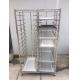 Aluminum Alloy Bakers Trolley With Trays 1.5mm Plate Thickness
