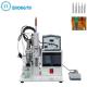 Semi-automatic Electronic Components Wire Soldering Machine With Stripping Accuracy ±0.2cm And Temperature Range 200-450C