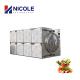 Microwave Vacuum Fruit Drying Machine Large Capacity Customized