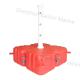 Modular Floating Dock Cube HDPE Plastic And EPS Foam Material Orange/ Grey/ Blue