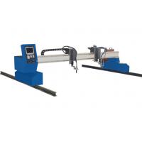 Dual Drive CNC Iron Cutting Machine , Sheet Metal Plasma Cutting Table High Definition