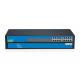 16 port fast Ethernet switch, unmanaged, rack mount, IP30 protection metal housing