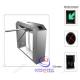 Access Control tripod access system , turnstile entrance With Fingerprint Barcode Reader