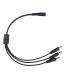 DC5521 DC5525 DC Power Cable Assemblies 5.5×2.5 Mm Plug To Open Power Adapter