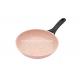 Granite pots and pans marble coating standard non-stick frying pan black handle 12cm small size forged frying pan