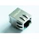 ARJM11A3-809-KB-CW2 One Port Angled Rj45 Connector With 2.5G Magnetics