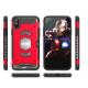 Color Black Red Armor PC TPU Case with Card Pocket Magnetic Car Mount For IphoneX IphoneXS IphoneXS MAX IphoneXR Iphone8