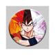 Round 5x5cm 3D Flip Lenticular Anime Pins With Goku