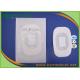 B0607 Medical permeamble sterile transparent breathable waterproof PU film IV wound dressing with absorbent pad
