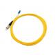 G657a Fiber Optic Patch Cord 3m LC - FC Upc Single Mode Simplex Yellow Color