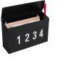 Home Mailbox Large Mailbox, Mailbox for Outside, Matte Black Post Box