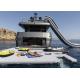 Floating Jet Ski Platform Inflatable Yacht Slides Seabob Dock With CE / SGS / EN7