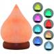7 Colors USB Drop Shaped Crystal Himalayan Rock Salt Lamp