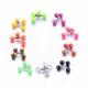 Candy Color Stud Earrings Double Ball Sided Earrings for Women Ear Jewelry