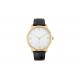 Stainless Steel Case Automatic Quartz Watch , Small Mens Leather Strap Watches