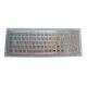 Metal Sealed Stainless Steel Keyboard Dynamic Washable SUS304 Brushed