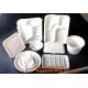 biodegradable corn starch plastic round food tray, Eco-friendly corn starch disposable 4 compartment food tray with lid