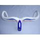 HB-NT13 Full Carbon White+Blue Road Bike/Bicycle Handlebar with integrated Stem