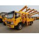 10 T Electric Driven Truck Mounted Hydraulic Crane Lifting / Unloading
