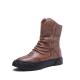 S215 Factory thick velvet autumn and winter new style cowhide boots polish color handmade ethnic retro leather women's s