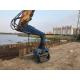 Besides River Canal  8 Meter Hydraulic Pile Driver Equipment