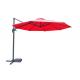 Round Alu Large Offset Patio Umbrella Waterproof Cantilever Parasol