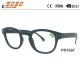 Fashionable unisxe reading glasses with spring hinge, made of plastic, Power rang : 1.00 to 4.00D