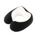 U Shaped Memory Foam Travel Pillow 100% Polyester Plush With Carry Bag For Bus