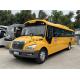 Yellow Used School Buses 46 Seats Manual Transmission Used YuTong Buses