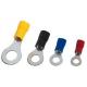UL Coated Tin Battery Insulated Crimp Cable Ring Terminals