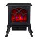 2 Temperature Adjust Level Electric Fireplace Heater Indoor LED Decorative Flame