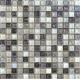 Seriously grey series water waving glass mosaic tile for mens