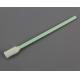 Rectangular Head Cotton Cleaning Swabs , Green Short Rod Cotton Tipped Swabs