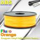 Eco Friendly ABS 3D Printer Filament 1.75mm Fluro Orange 3D Printing Filament